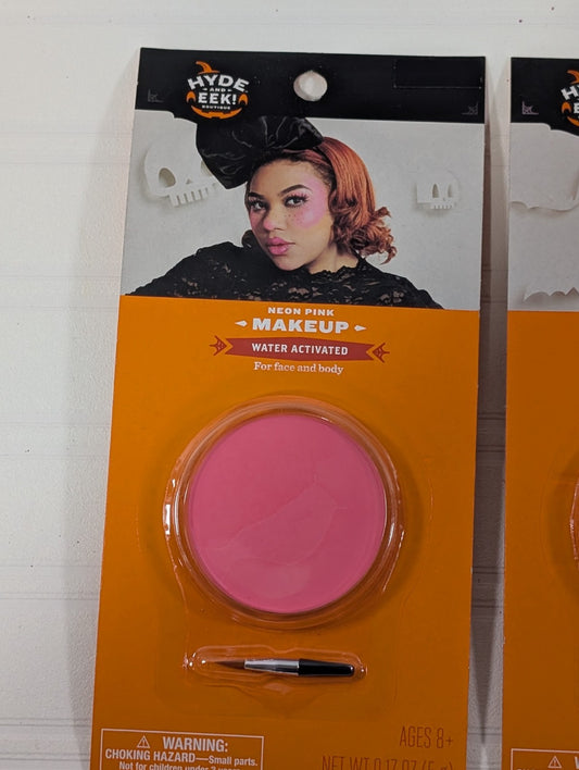 3-Pack Hyde and EEK Boutique White & Neon Pink Halloween Makeup For Face & Body