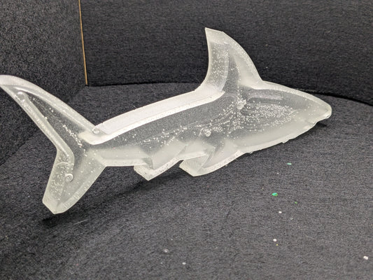 Luminous UV Handmade Resin Shark Tray