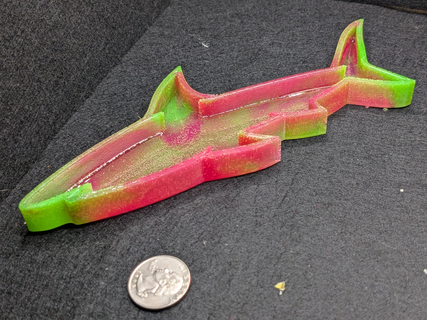 Handmade Resin Shark Tray