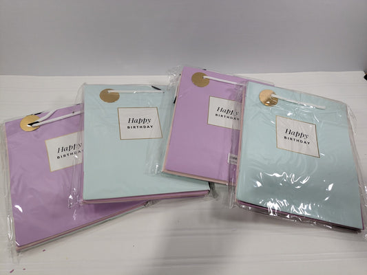 16 Pack 8x10 Quality Birthday Gift Bags