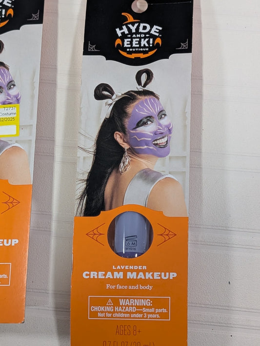 3-Pack Hyde and EEK Boutique Halloween Lavender Cream Makeup For Face & Body