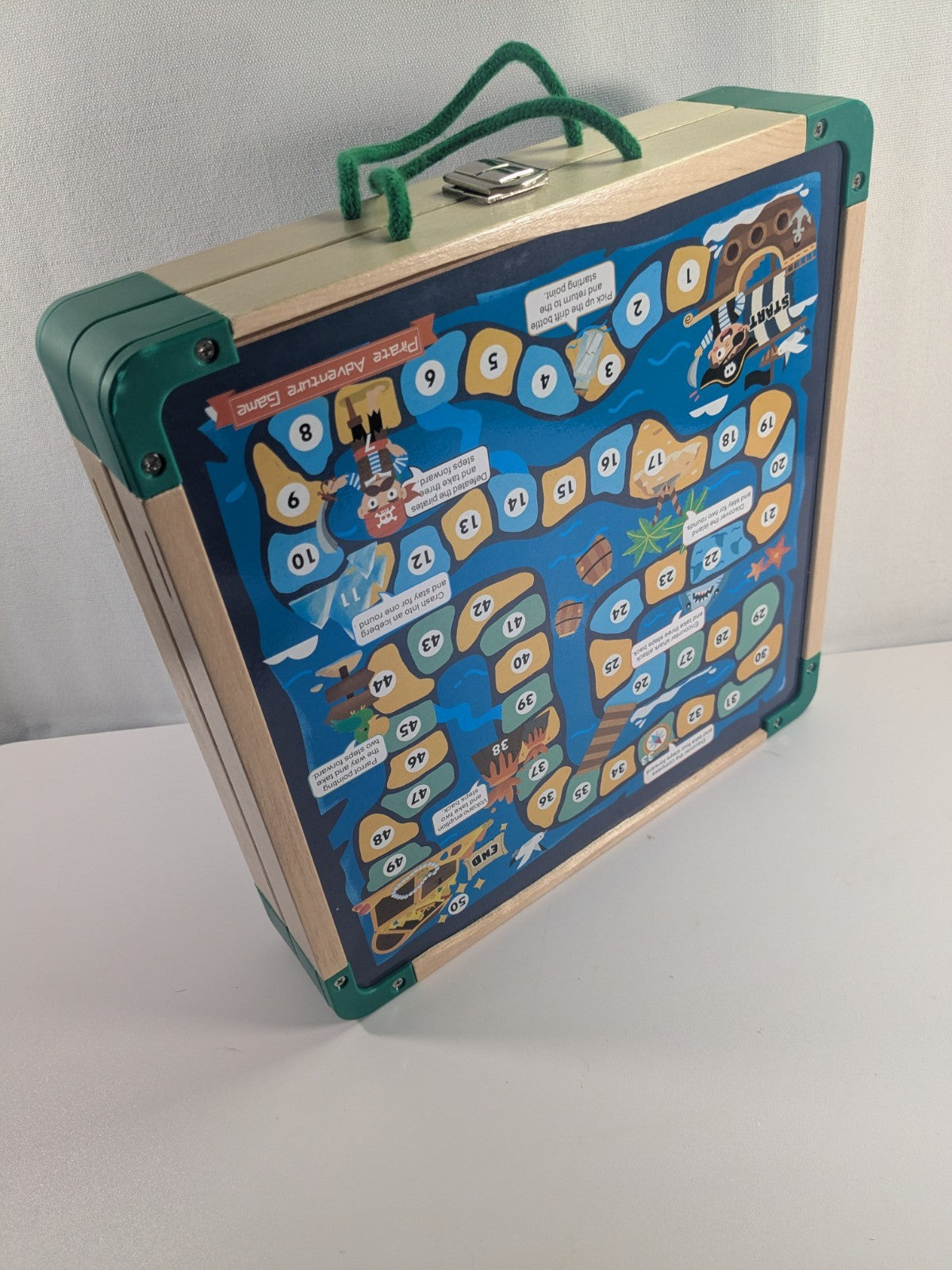 10-in-1 Wooden Board Game Set for Kids – Chess, Racing, Adventure & More