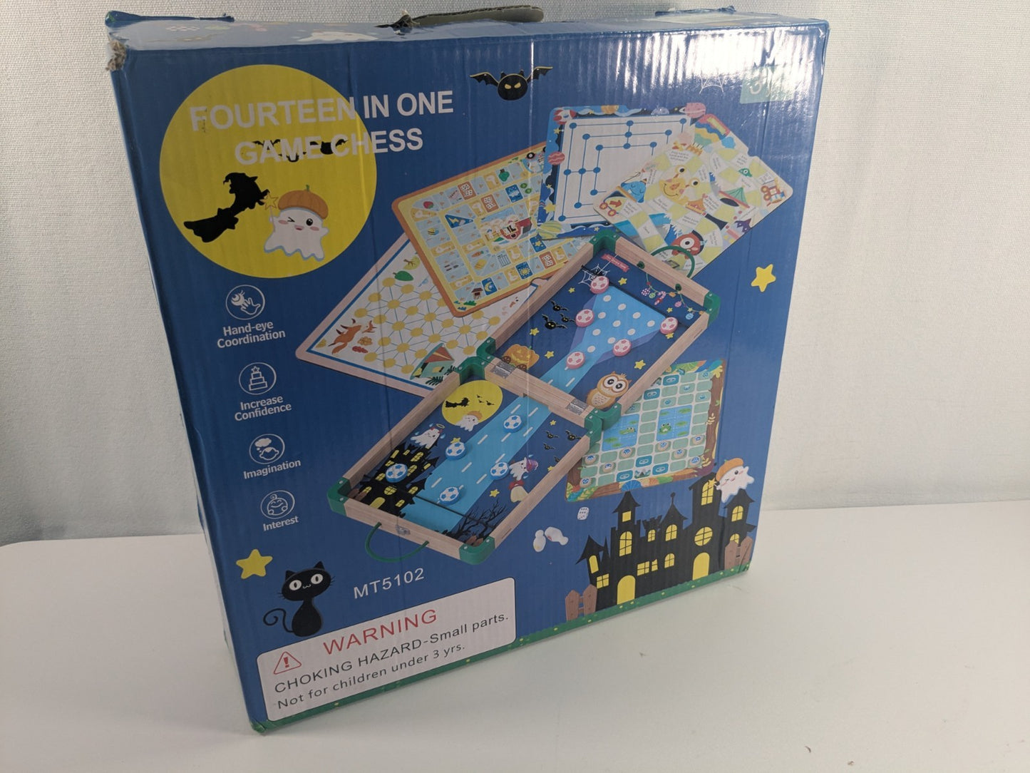 10-in-1 Wooden Board Game Set for Kids – Chess, Racing, Adventure & More