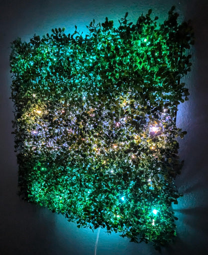20" x 20" Custom LED Ivy Wall