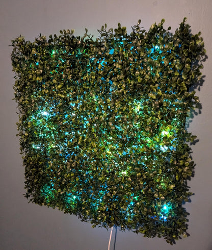 20" x 20" Custom LED Ivy Wall