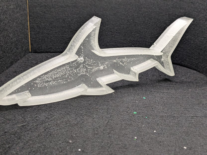 Luminous UV Handmade Resin Shark Tray