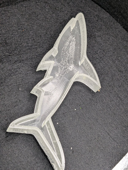 Luminous UV Handmade Resin Shark Tray