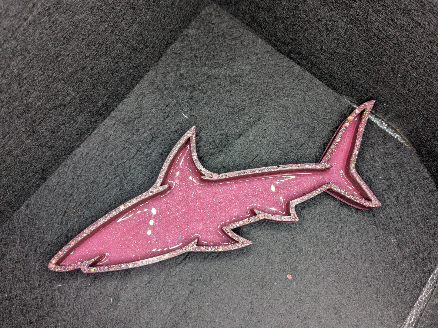 Handmade Resin Shark Tray