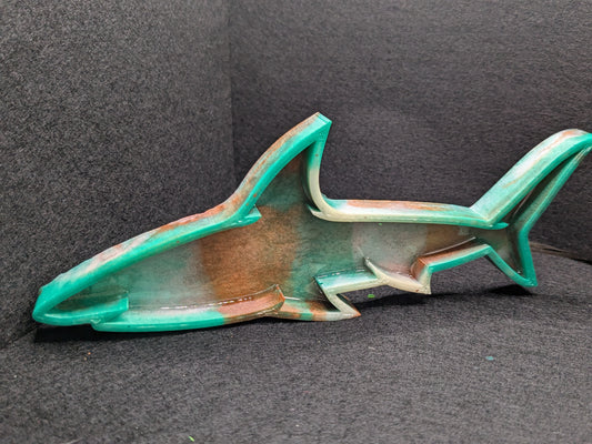 Handmade Resin Shark Tray