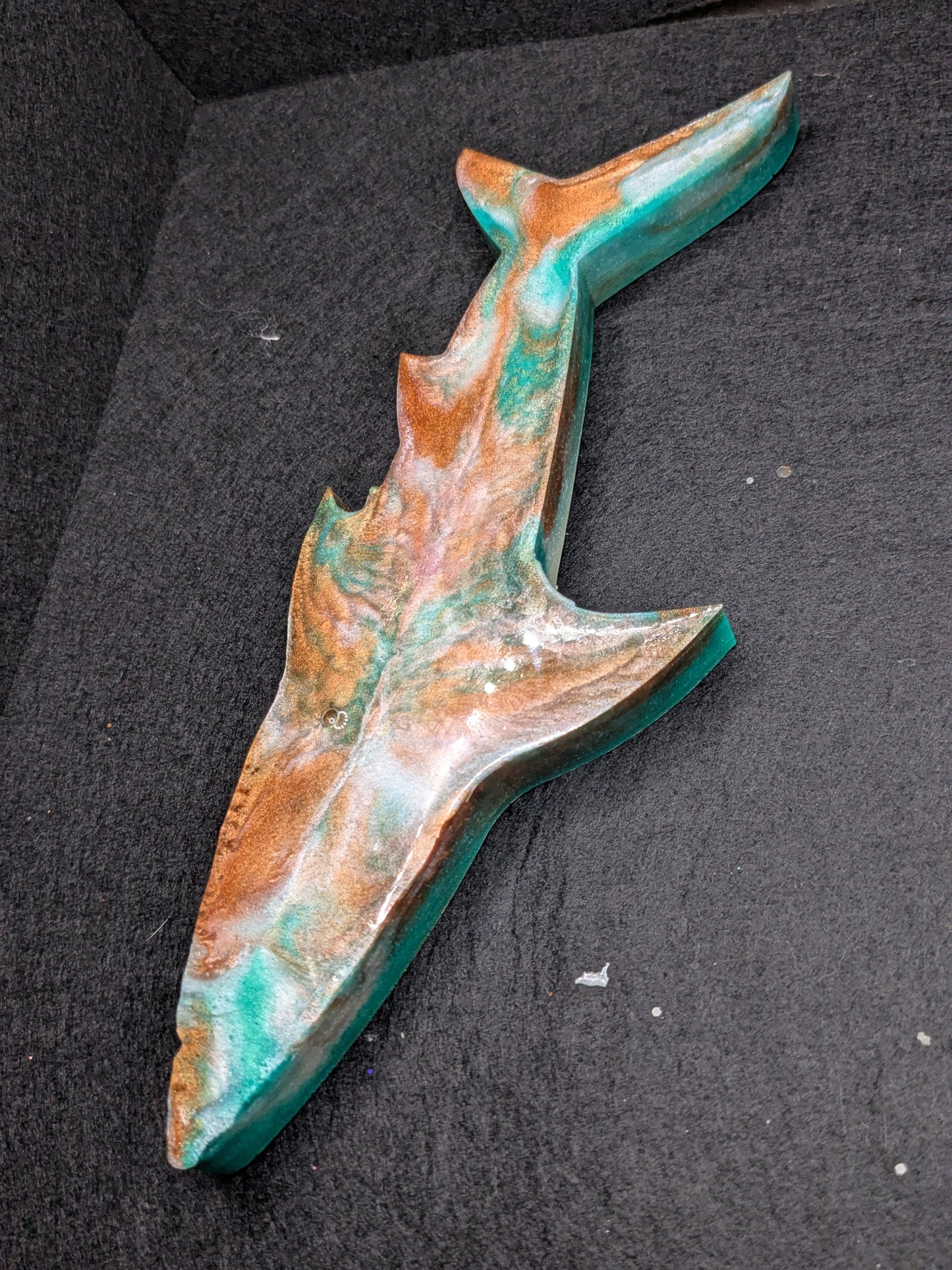 Handmade Resin Shark Tray