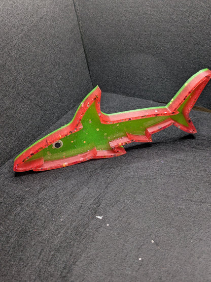 Handmade Resin Shark Tray