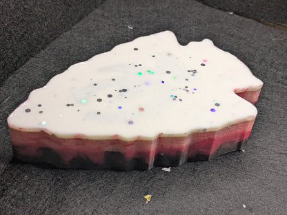 Kansas City Chiefs Resin Art Tray – Handmade Arrowhead Design