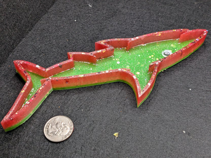 Handmade Resin Shark Tray