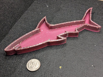 Handmade Resin Shark Tray