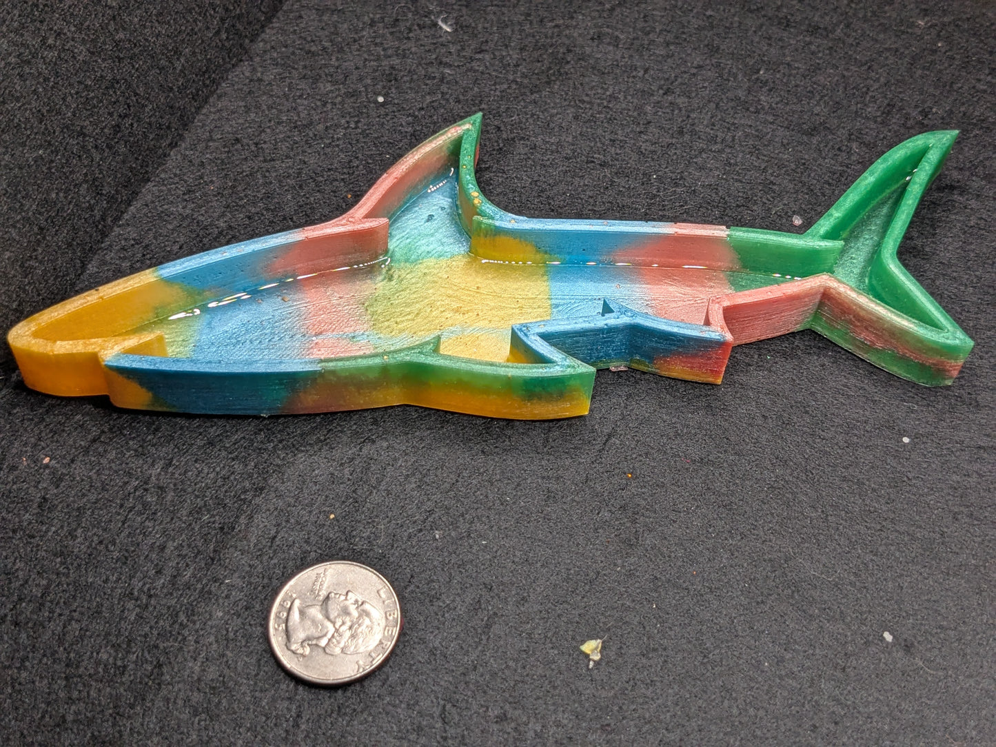 Handmade Resin Shark Tray