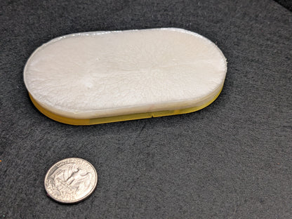 Handmade Small Resin Art Trinket Tray - Sectioned Organizer Dish