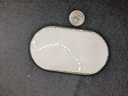 Handmade Small Resin Art Trinket Tray - Sectioned Organizer Dish