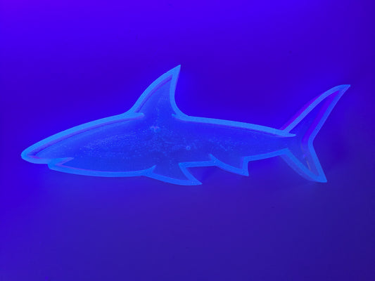 Luminous UV Handmade Resin Shark Tray
