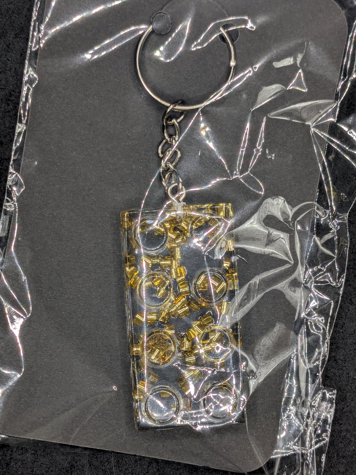 Handcrafted Resin LEGO Inspired Keychain