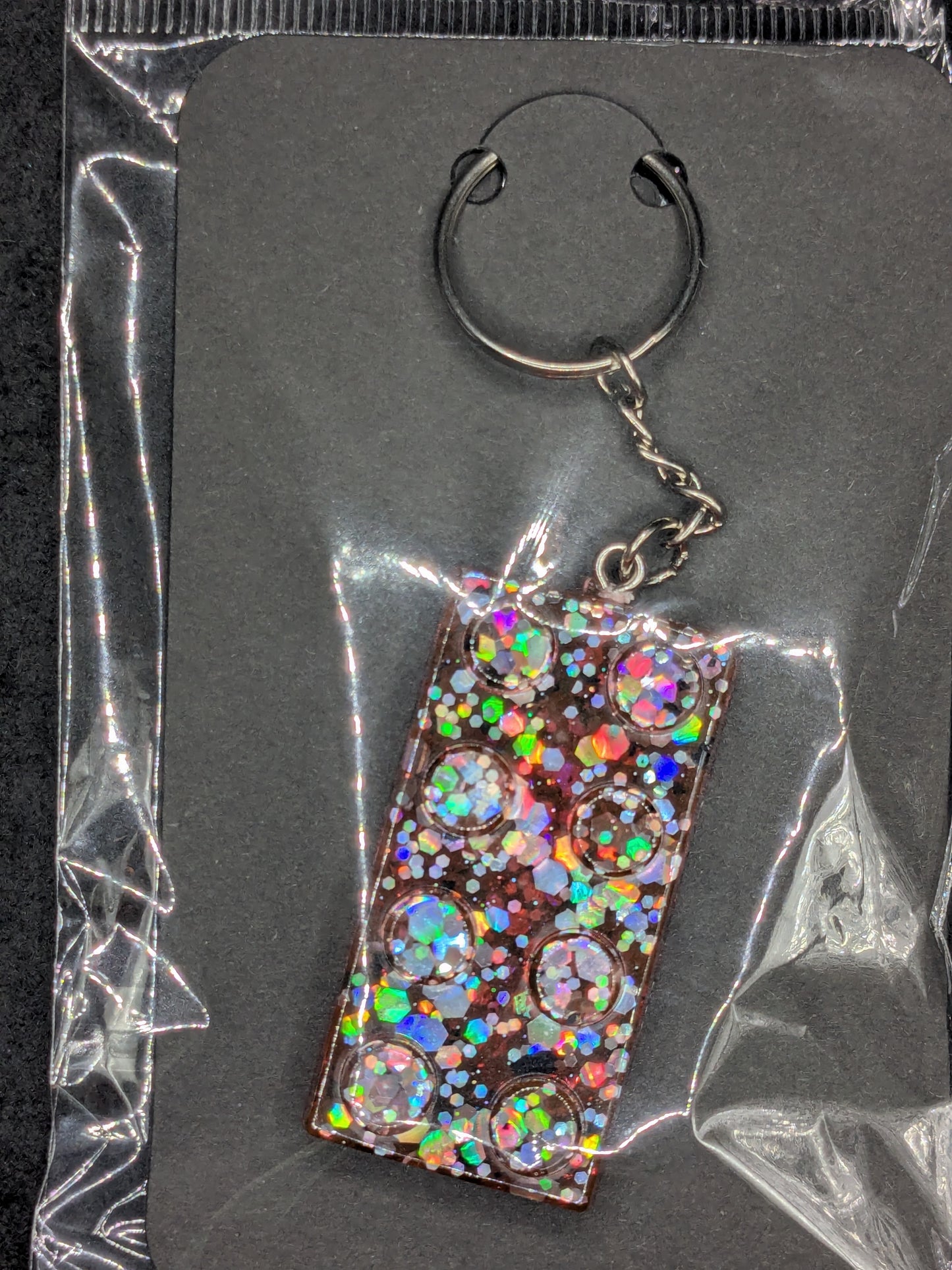 Handcrafted Resin LEGO Inspired Keychain