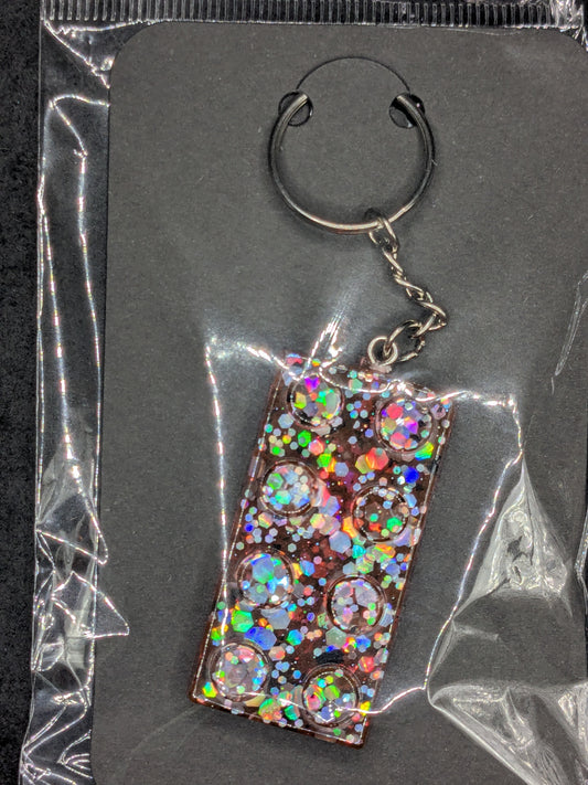 Handcrafted Resin LEGO Inspired Keychain