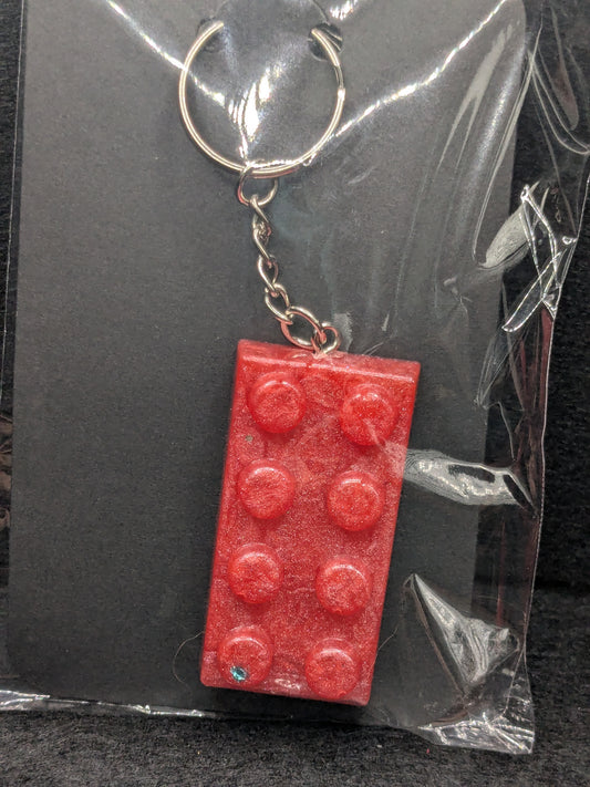 Handcrafted Resin LEGO Inspired Keychain