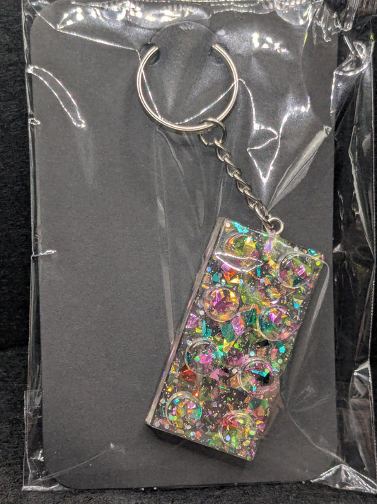 Handcrafted Resin LEGO Inspired Keychain