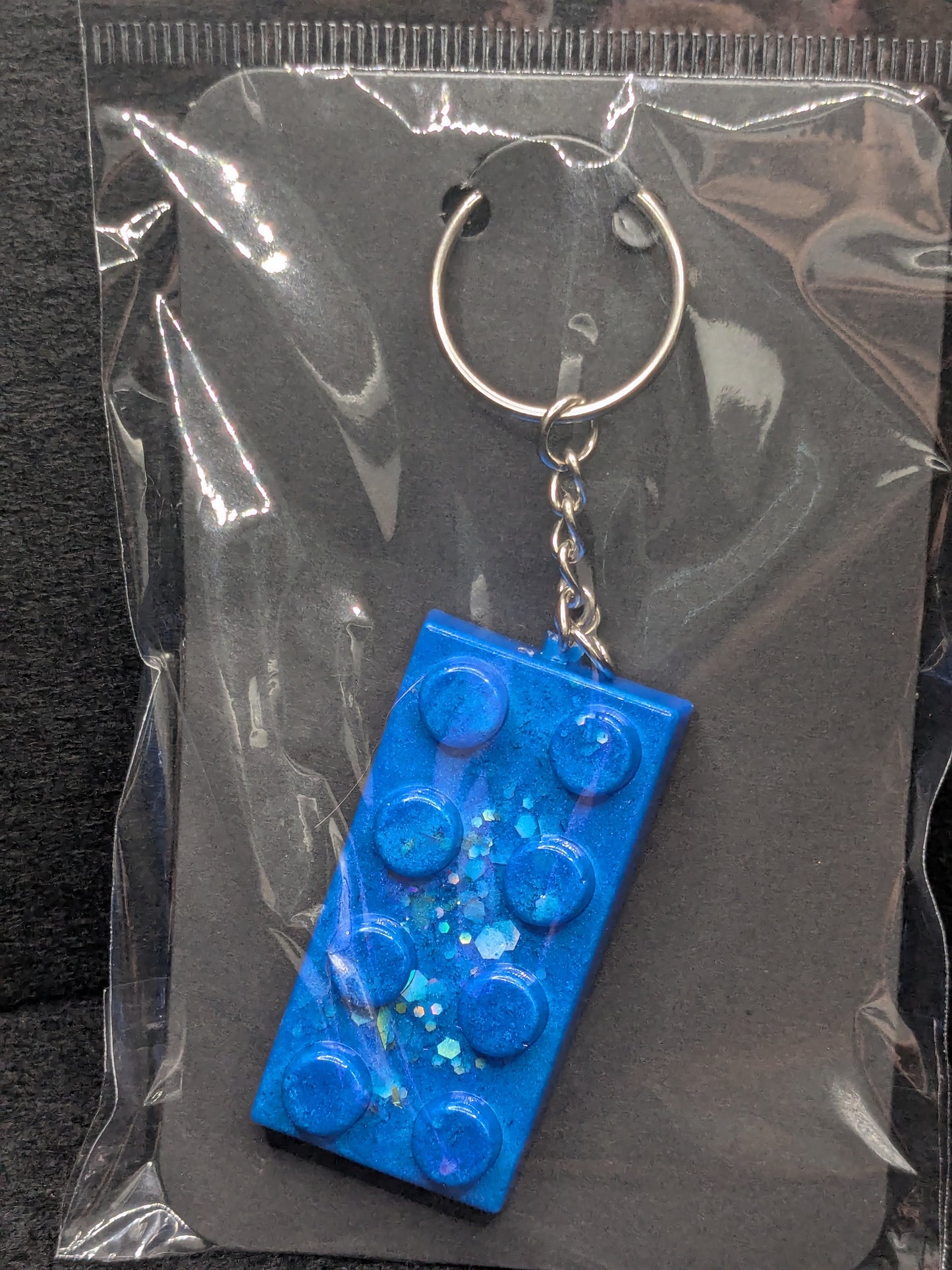 Handcrafted Resin LEGO Inspired Keychain