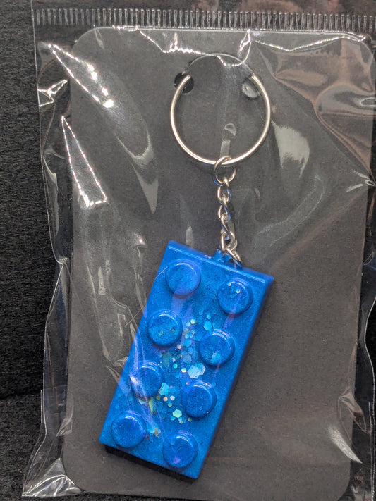 Handcrafted Resin LEGO Inspired Keychain