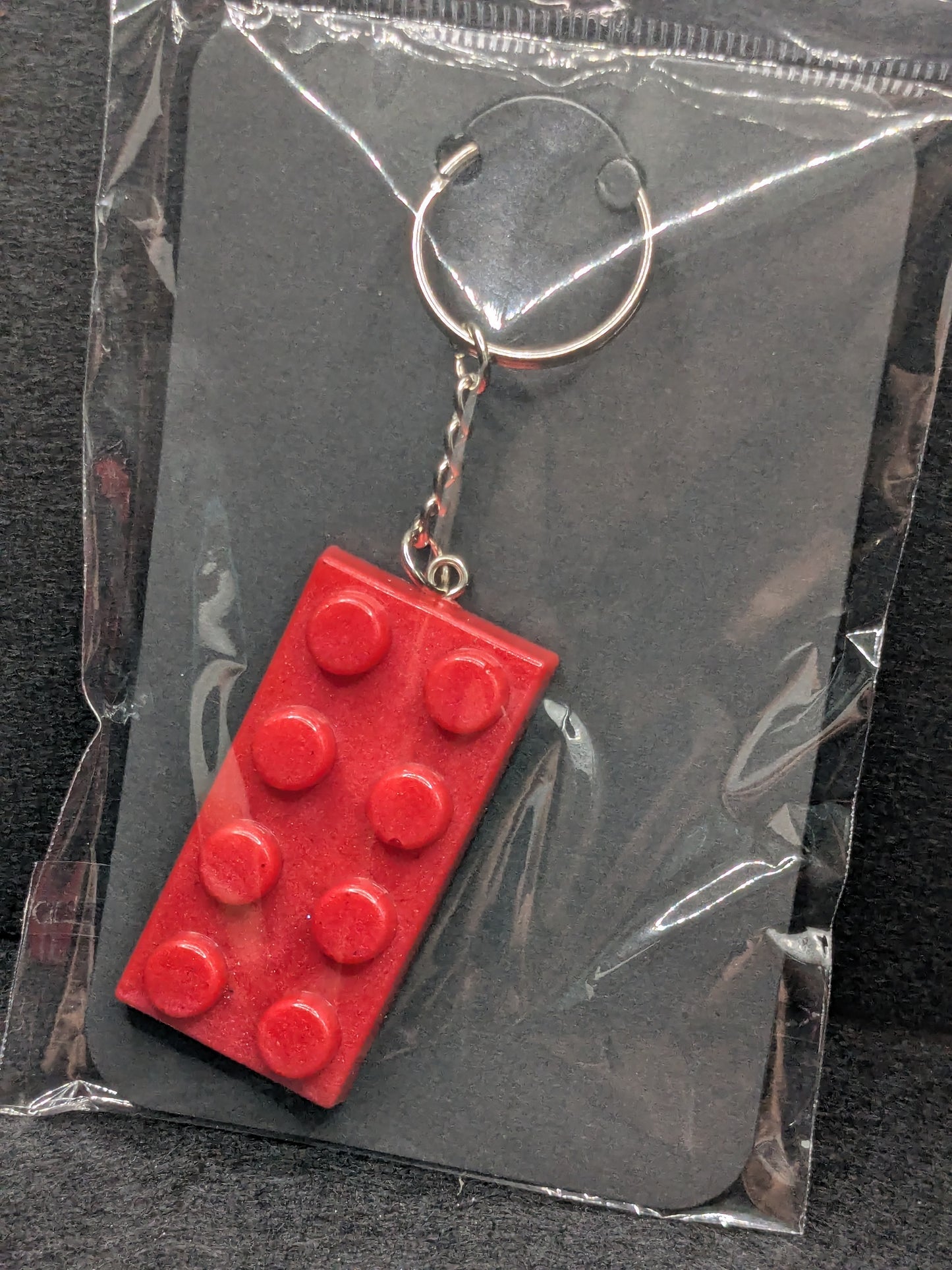 Handcrafted Resin LEGO Inspired Keychain