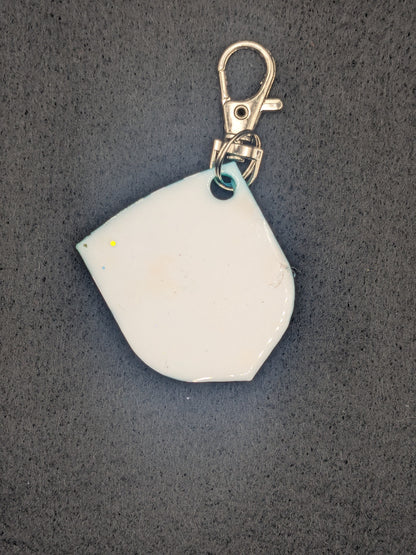Handcrafted Kansas City Current Women's MLS Resin Art Keychain