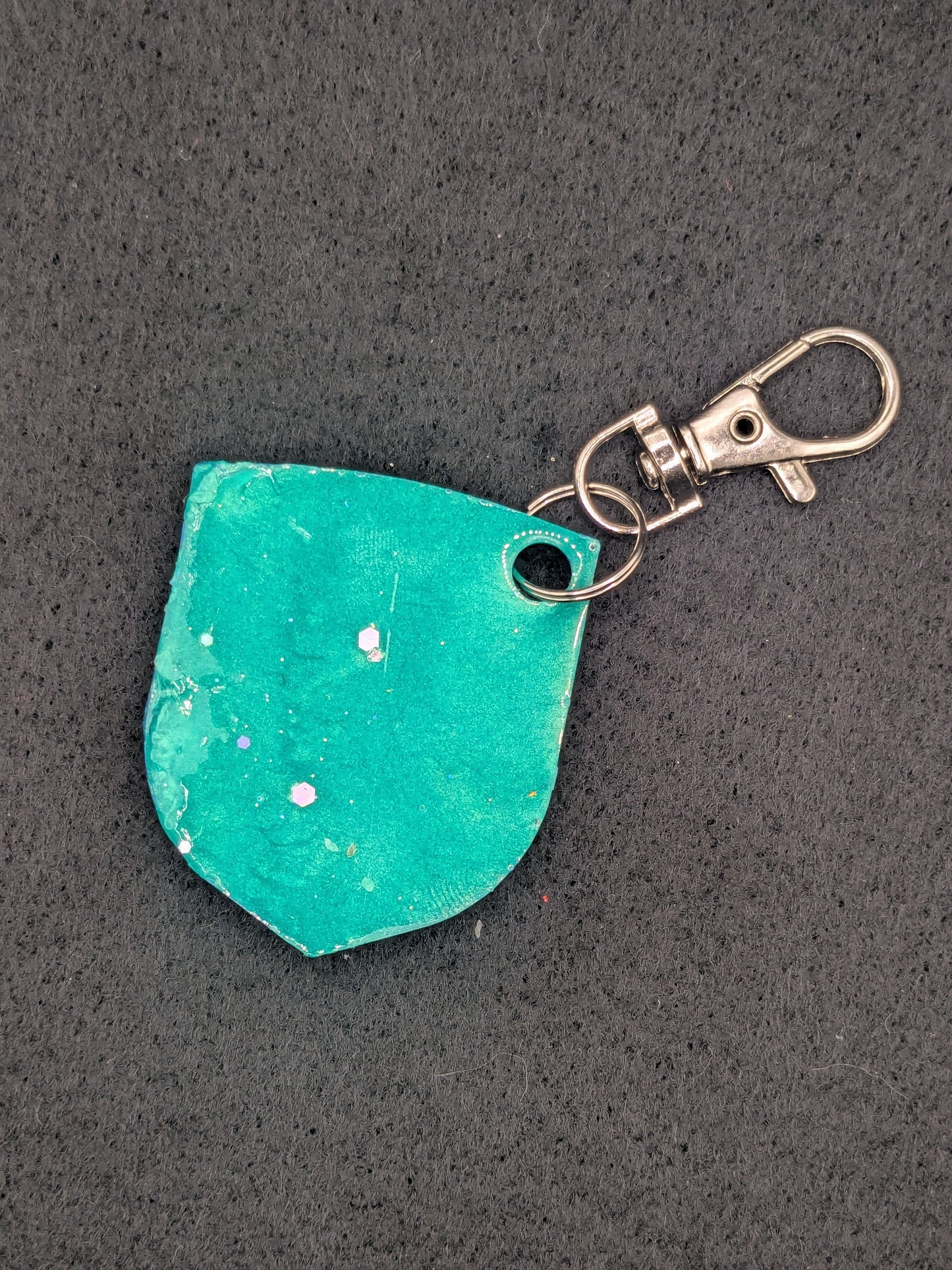 Handcrafted Kansas City Current Women's MLS Resin Art Keychain