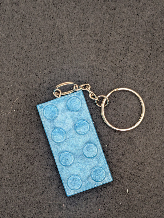 Handcrafted Resin LEGO Inspired Keychain