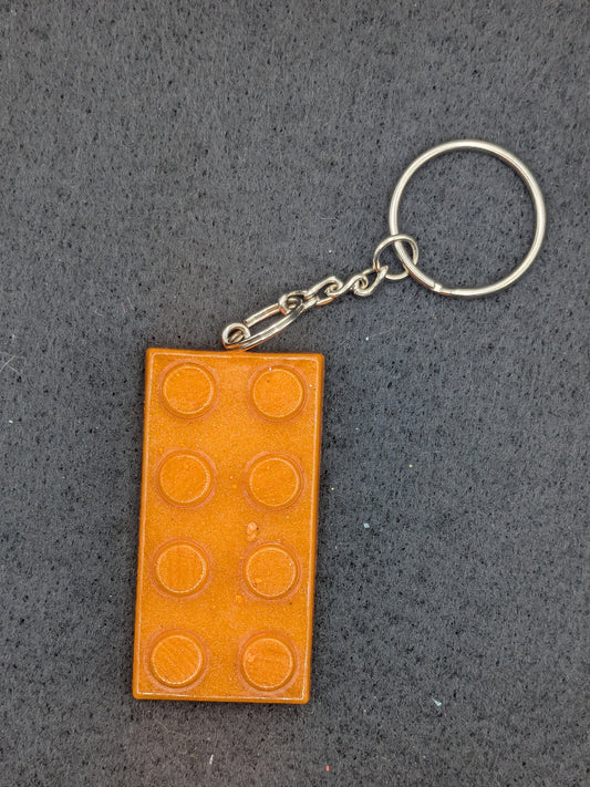 Handcrafted Resin LEGO Inspired Keychain