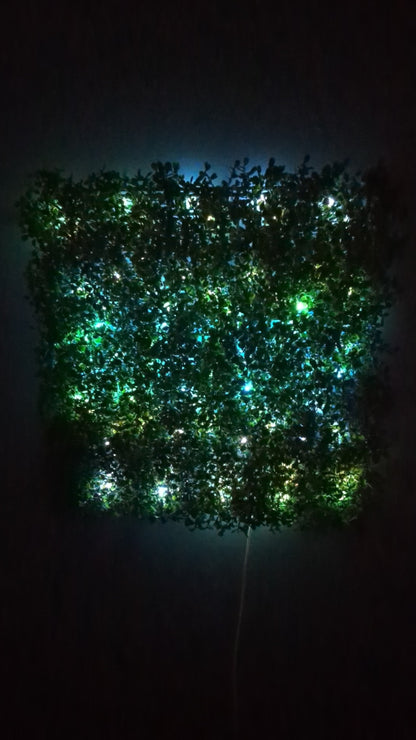 20" x 20" Custom LED Ivy Wall